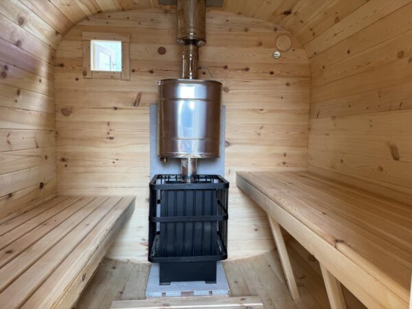 Баня 4м с торцевым входом