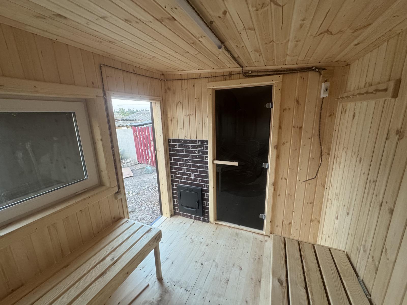 Баня Каркасная 6x2,40м. 2 секции - изображение 5